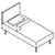 Cama de 0.90